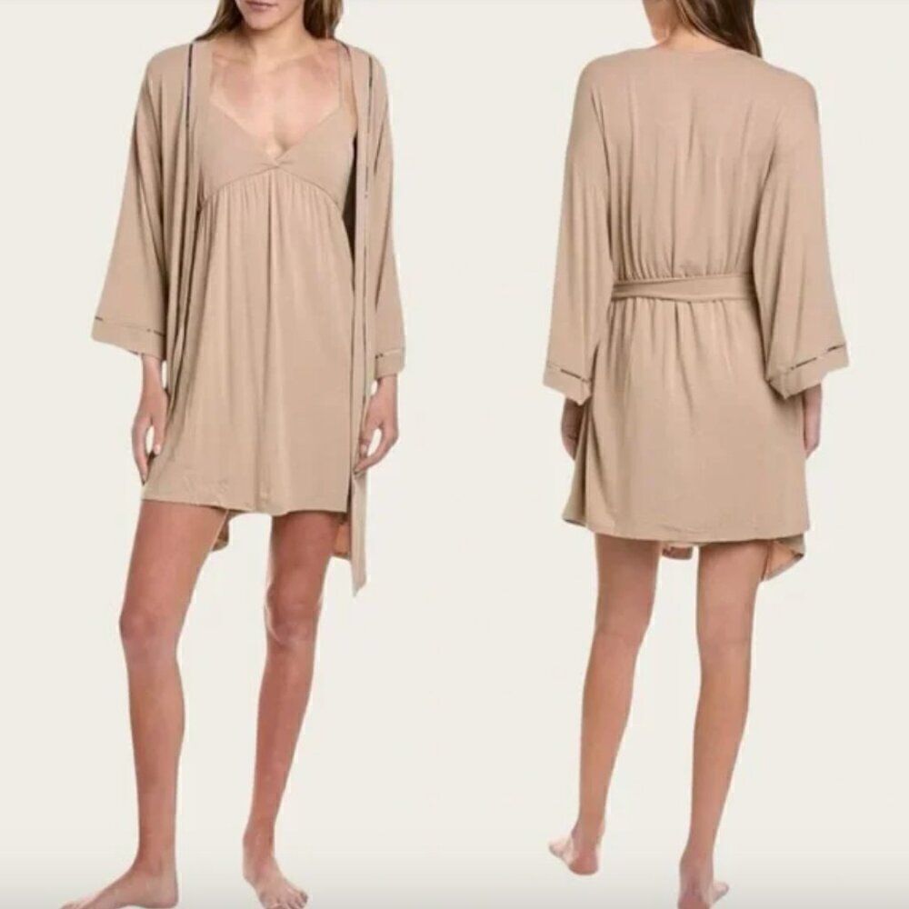 Hale Bob Luxury 2pc Nightgown & Robe Set Size M and XS